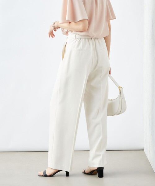 NOLLEY’S Sophi(ノーリーズソフィ)の「ウォッシャブルドライツイルベルト付ワイドパンツ(その他パンツ・レディース・ライトグレー/ベージュ/オフホワイト・38/36/34)」の16枚目の写真