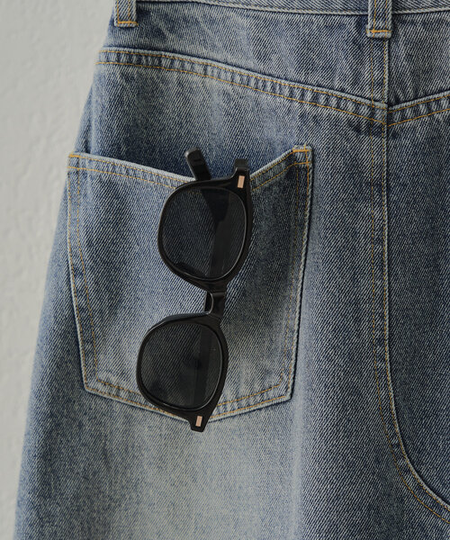 Chico(チコ)の「ボストンサングラス(サングラス・レディース・ブラック/クリア/ベージュ・FREE)」の2枚目の写真