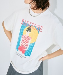 グラフィックプリントTシャツ【ELLEgirl/エル ガール】