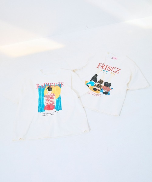 ELLEgirl(エルガール)の「グラフィックプリントTシャツ【ELLEgirl/エル ガール】(Tシャツ/カットソー・レディース・ホワイト/ホワイト系その他・FREE)」の4枚目の写真