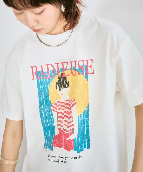 ELLEgirl(エルガール)の「グラフィックプリントTシャツ【ELLEgirl/エル ガール】(Tシャツ/カットソー・レディース・ホワイト/ホワイト系その他・FREE)」の20枚目の写真