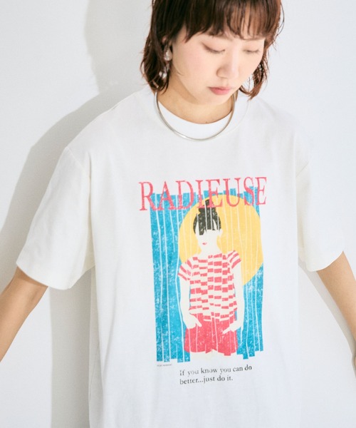 ELLEgirl(エルガール)の「グラフィックプリントTシャツ【ELLEgirl/エル ガール】(Tシャツ/カットソー・レディース・ホワイト/ホワイト系その他・FREE)」の19枚目の写真