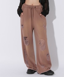 Anui | 【UNISEX/2サイズ展開】モンスターダメージスウェットパンツ(スウェットパンツ)