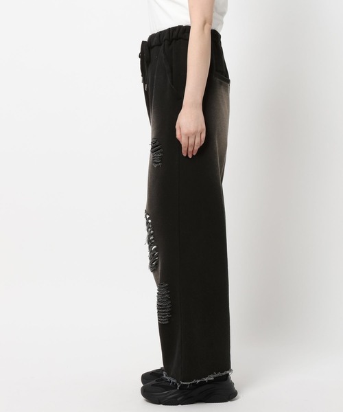 Anui（アニュイ）の「【UNISEX/2サイズ展開】モンスターダメージスウェットパンツ（スウェットパンツ・レディース・ブラック/ブラウン/ブルー・SMALL/MEDIUM）」の6枚目の写真