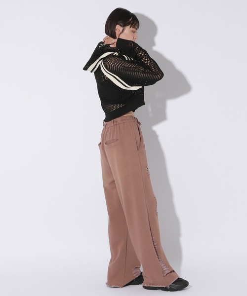 Anui（アニュイ）の「【UNISEX/2サイズ展開】モンスターダメージスウェットパンツ（スウェットパンツ・レディース・ブラック/ブラウン/ブルー・SMALL/MEDIUM）」の22枚目の写真