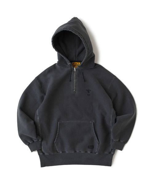 FAT(エフエイティー)の「HALFMENT(パーカー・メンズ・オリーブ/チャコールグレー/ブラウン・TITCH(M)/SKINNY(L)/FAT(XL)/JUMBO(XXL))」の2枚目の写真