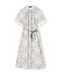 TOMORROWLAND collection | キッチンエンブロイダリー スタンドカラーワンピース(シャツワンピース)