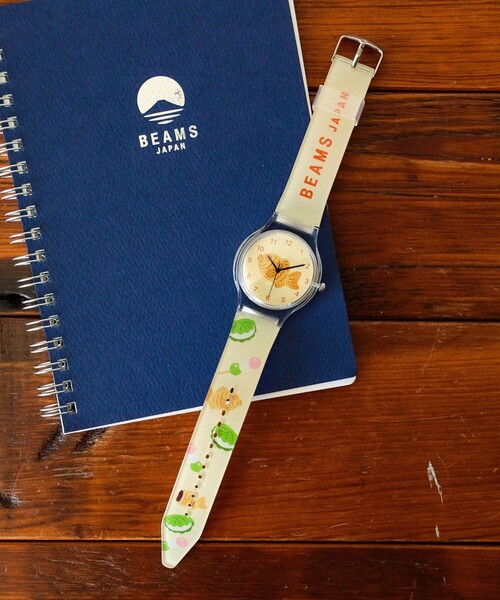 BEAMS JAPAN(ビームス ジャパン)の「ビームス ジャパン オリジナル 和 ウォッチ(アナログ腕時計・メンズ・サックスブルー/ベージュ/オレンジ・ONE SIZE)」の19枚目の写真