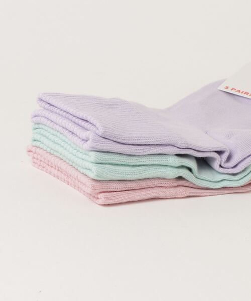 HANES（ヘインズ）の「【Hanes/ヘインズ】レディース 【3足組】クォーターレングスソックス（ソックス/靴下・レディース・その他/その他1・SMALL）」の3枚目の写真