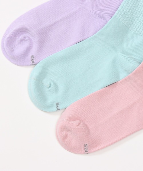 HANES（ヘインズ）の「【Hanes/ヘインズ】レディース 【3足組】クォーターレングスソックス（ソックス/靴下・レディース・その他/その他1・SMALL）」の8枚目の写真
