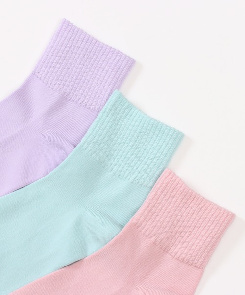 HANES（ヘインズ）の「【Hanes/ヘインズ】レディース 【3足組】クォーターレングスソックス（ソックス/靴下・レディース・その他/その他1・SMALL）」の9枚目の写真