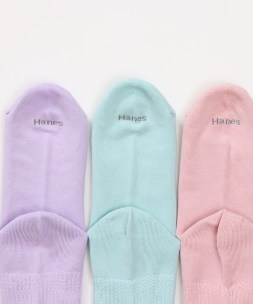 HANES（ヘインズ）の「【Hanes/ヘインズ】レディース 【3足組】クォーターレングスソックス（ソックス/靴下・レディース・その他/その他1・SMALL）」の10枚目の写真