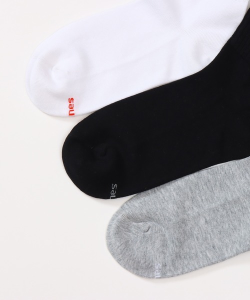 HANES（ヘインズ）の「【Hanes/ヘインズ】レディース 【3足組】クォーターレングスソックス（ソックス/靴下・レディース・その他/その他1・SMALL）」の4枚目の写真