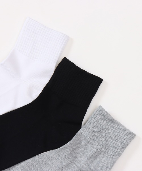 HANES（ヘインズ）の「【Hanes/ヘインズ】レディース 【3足組】クォーターレングスソックス（ソックス/靴下・レディース・その他/その他1・SMALL）」の5枚目の写真