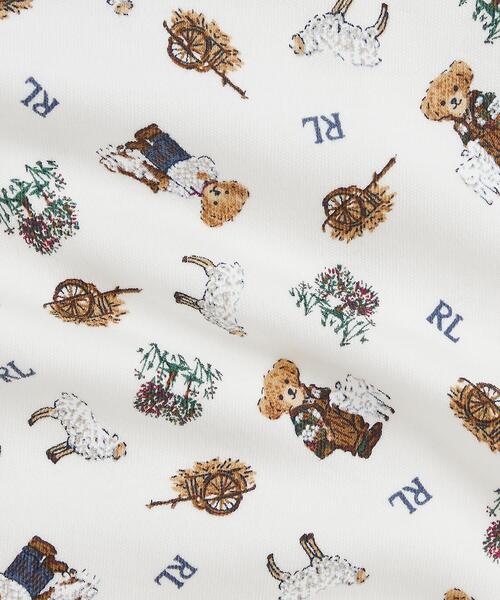 POLO RALPH LAUREN CHILDRENSWEAR（ポロ ラルフ ローレン チルドレンズウェア）の「Polo ベア コットン インターロック ビブ（スタイ/よだれかけ・キッズ・マルチ・ONE）」の2枚目の写真