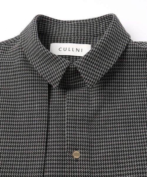 CULLNI（クルニ）の「24-AW-015B / Wool Check Cross Weave