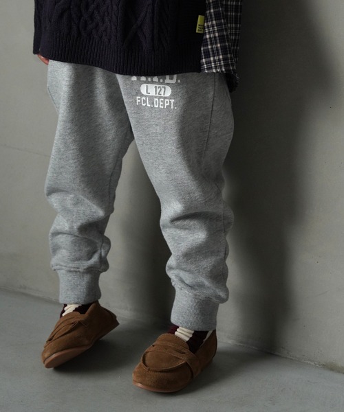 MAKE YOUR DAY（メイクユアデイ）の「MYDカットソージョガーパンツ■80～140cm（スウェットパンツ・キッズ・ブラック/パープル/ネイビー/グレー・110/120/80/130/140/90/100）」の2枚目の写真