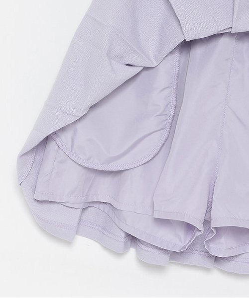 LOVETOXIC(ラブトキシック)の「【LTXC】速乾プリーツSETUP(ワンピース・キッズ・トップグレー/ラベンダー/ブラック・S/M/L)」の15枚目の写真