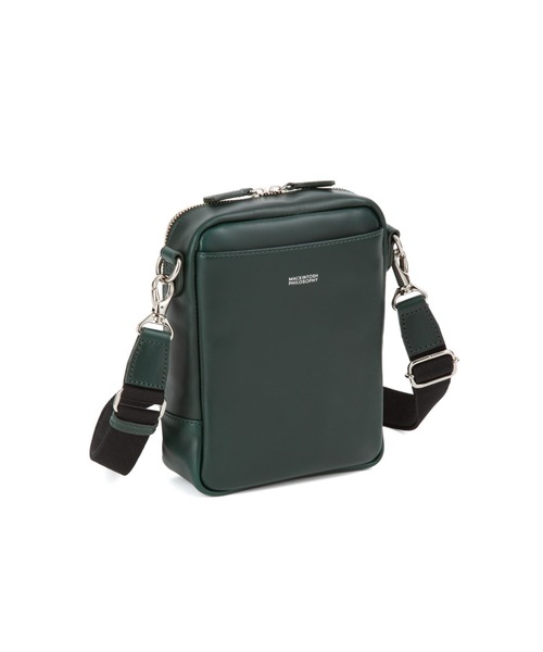 MACKINTOSH PHILOSOPHY(マッキントッシュ フィロソフィー)の「ブレイヴァル ショルダーバッグ 本革使用 73122(ショルダーバッグ・メンズ・ブラック/ネイビー/ダークグリーン系・FREE)」の2枚目の写真