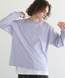 STARTER/ビッグシルエットワンポイントロゴ長袖Tシャツ