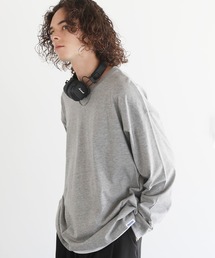 STARTER/ビッグシルエットワンポイントロゴ長袖Tシャツ