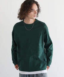 STARTER/ビッグシルエットワンポイントロゴ長袖Tシャツ