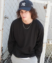STARTER/ビッグシルエットワンポイントロゴ長袖Tシャツ