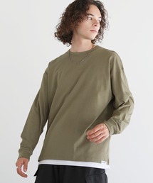 STARTER/ビッグシルエットワンポイントロゴ長袖Tシャツ