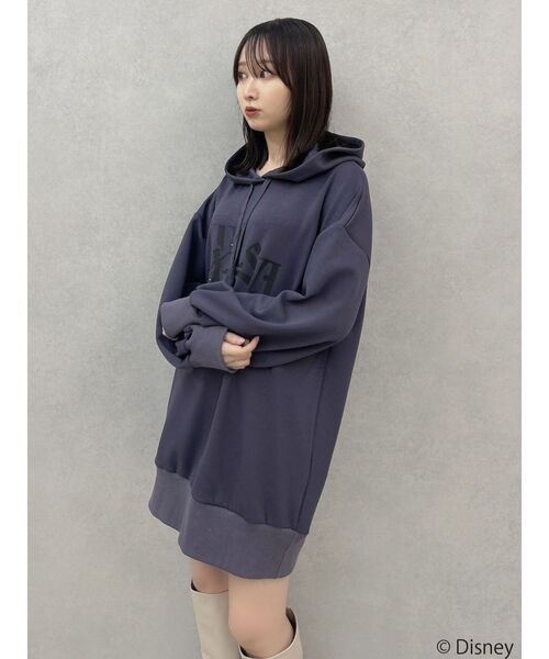 dazzlin（ダズリン）の「【ディズニーコレクション】エルサ/ラインストーンオーバーフーディ（パーカー・レディース・ネイビー/オフホワイト/ブルー・FREE）」の22枚目の写真