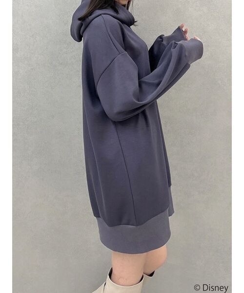 dazzlin（ダズリン）の「【ディズニーコレクション】エルサ/ラインストーンオーバーフーディ（パーカー・レディース・ネイビー/オフホワイト/ブルー・FREE）」の11枚目の写真