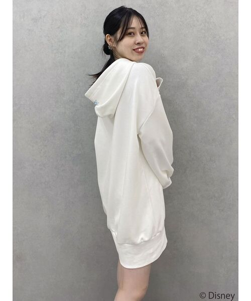 dazzlin（ダズリン）の「【ディズニーコレクション】エルサ/ラインストーンオーバーフーディ（パーカー・レディース・ネイビー/オフホワイト/ブルー・FREE）」の16枚目の写真