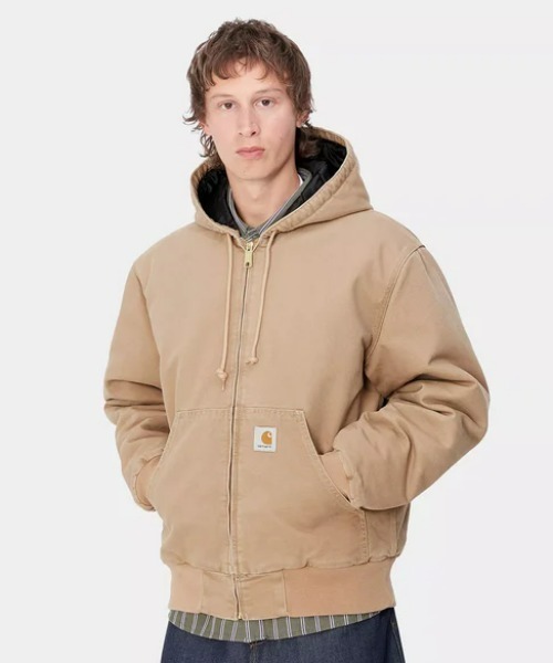 Carhartt アクティブジャケット ベージュ Carhartt Duck Active Jacket Beige カーハート アクティブジャケット