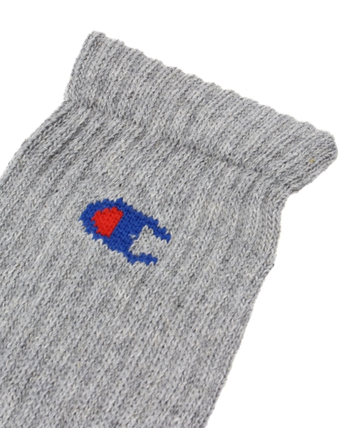 Champion（チャンピオン）の「【Champion/チャンピオン】フルパイル3Pソックス（ソックス/靴下・メンズ・グレー/ホワイト・ﾌﾘ-）」の3枚目の写真