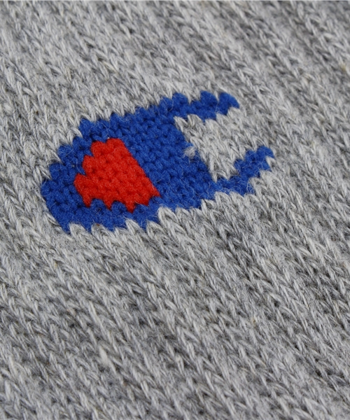 Champion（チャンピオン）の「【Champion/チャンピオン】フルパイル3Pソックス（ソックス/靴下・メンズ・グレー/ホワイト・ﾌﾘ-）」の6枚目の写真