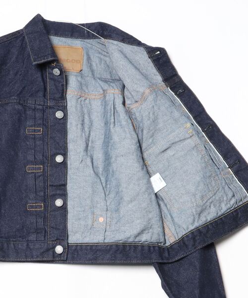 OMNIGOD（オムニゴッド）の「[OMNIGOD womens / オムニゴッド] 12ozセルヴィッチデニム 1stタイプジャケット（デニムジャケット・レディース・ワンウォッシュ・3/2）」の19枚目の写真