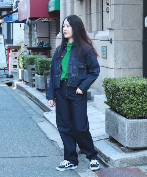 OMNIGOD（オムニゴッド）の「[OMNIGOD womens / オムニゴッド] 12ozセルヴィッチデニム 1stタイプジャケット（デニムジャケット・レディース・ワンウォッシュ・3/2）」の21枚目の写真