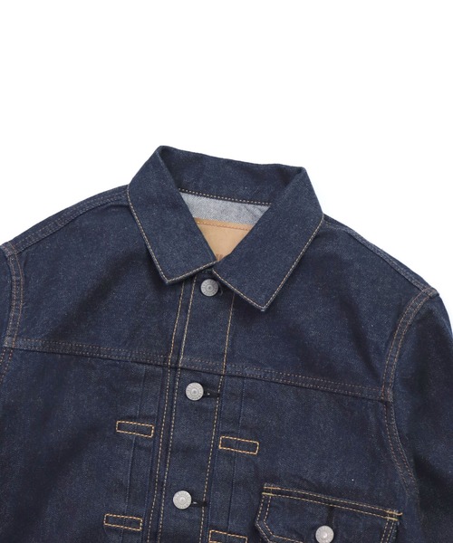 OMNIGOD（オムニゴッド）の「[OMNIGOD womens / オムニゴッド] 12ozセルヴィッチデニム 1stタイプジャケット（デニムジャケット・レディース・ワンウォッシュ・3/2）」の16枚目の写真