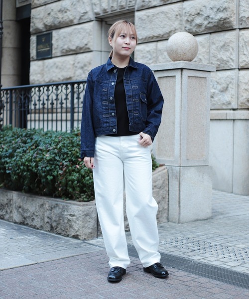 OMNIGOD（オムニゴッド）の「[OMNIGOD womens / オムニゴッド] 12ozセルヴィッチデニム 1stタイプジャケット（デニムジャケット・レディース・ワンウォッシュ・3/2）」の22枚目の写真
