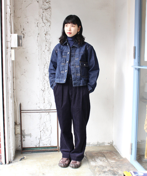 OMNIGOD womens / オムニゴッド] 12ozセルヴィッチデニム 1stタイプ