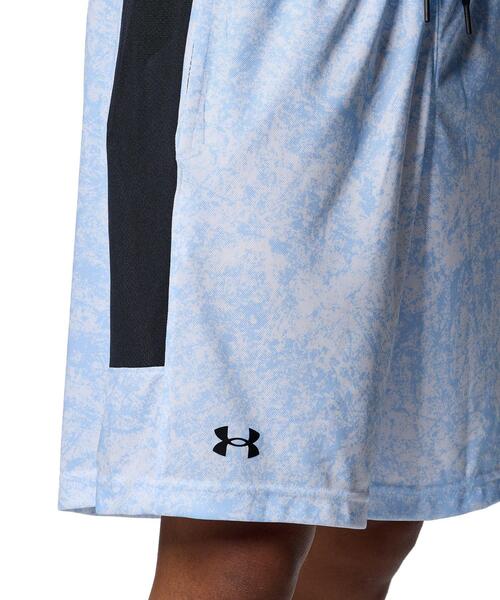 UNDER ARMOUR(アンダーアーマー)の「UAベースライン プリント ショーツ(バスケットボール/メンズ)(その他パンツ・メンズ・ブルー系・XL/L/M)」の4枚目の写真