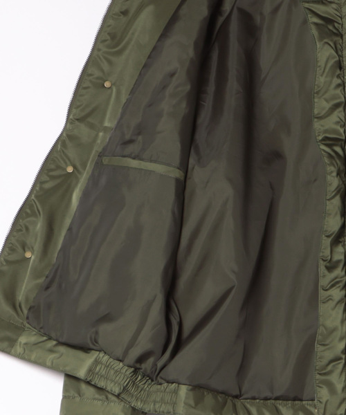 NewAnce(ニュアンス)の「【NewAnce】Military Padding Blouson(ミリタリージャケット・メンズ・ブラック/カーキ・M/L)」の15枚目の写真