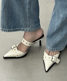 HALEY PESCA | HALEY PESCA/ポインテッドトゥ ベルトハイヒールサンダル(サンダル)