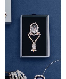 LA BELLE ETUDE | big stone bijou brooch(ブローチ/コサージュ)