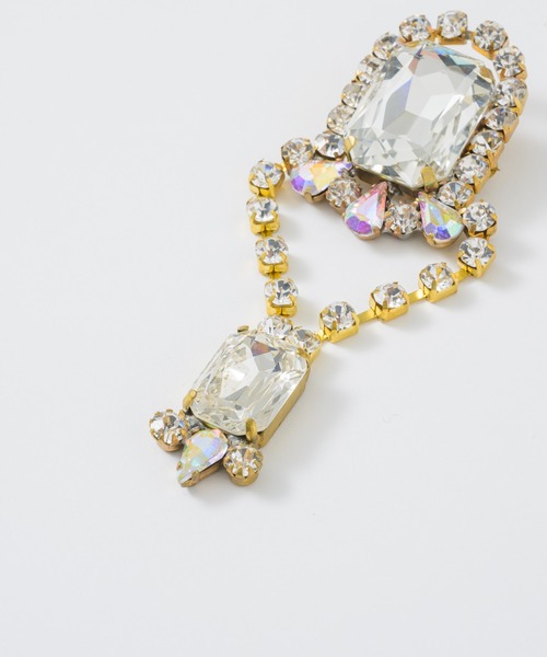 LA BELLE ETUDE(ラベルエチュード)の「big stone bijou brooch(ブローチ/コサージュ・レディース・その他・FREE)」の2枚目の写真