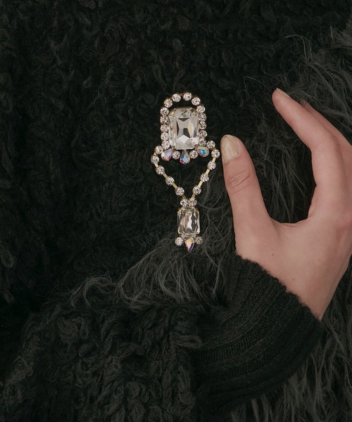 LA BELLE ETUDE(ラベルエチュード)の「big stone bijou brooch(ブローチ/コサージュ・レディース・その他・FREE)」の12枚目の写真