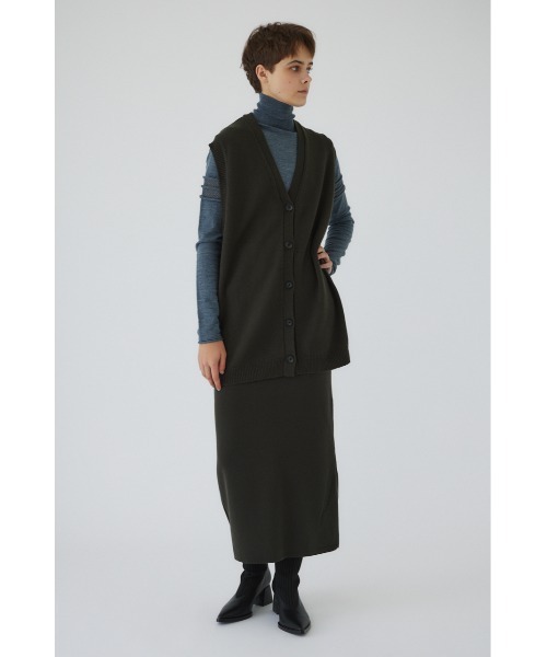 リムアーク/RIM.ARK】のBelt set long knit vest/ニットベスト