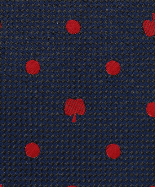 COMME CA ISM（コムサイズム）の「リンゴドット ネクタイ（ネクタイ・キッズ・ネイビー/グリーン/ボルドー・LARGE/LL）」の4枚目の写真