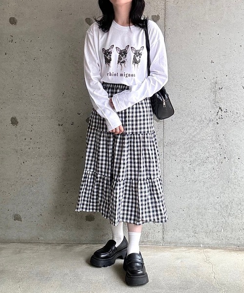 バーバリー カットソー◎ロングTシャツフリル リボン ノバチェック柄 楽天市場】BURBERRY バーバリー（柄チェック）（Tシャツ