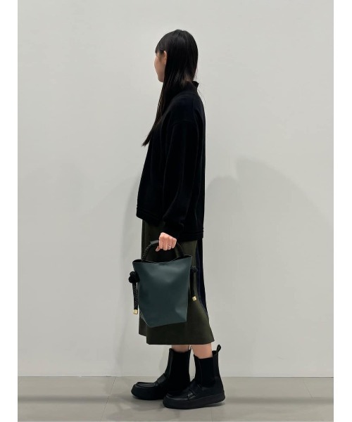 ＜zucca＞YACHT ROPE BAG｜ヨットロープバッグ_ブラック ZUCCa | NEW NORMAL with Yacht Rope Bag