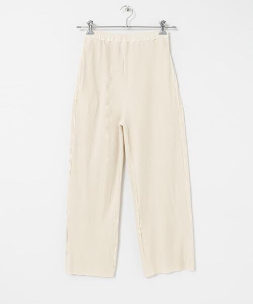 ITEMS URBANRESEARCH(アイテムズ アーバンリサーチ)の「プリーツシャーリングパンツ(その他パンツ・レディース・ホワイト系その他/ベージュ/グレー/ブラック・FREE)」の13枚目の写真